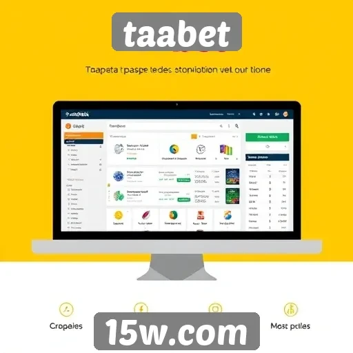 Recursos e funcionalidades do site Taabet